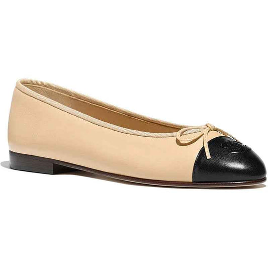 Elegant Lambskin Ballerina Flats