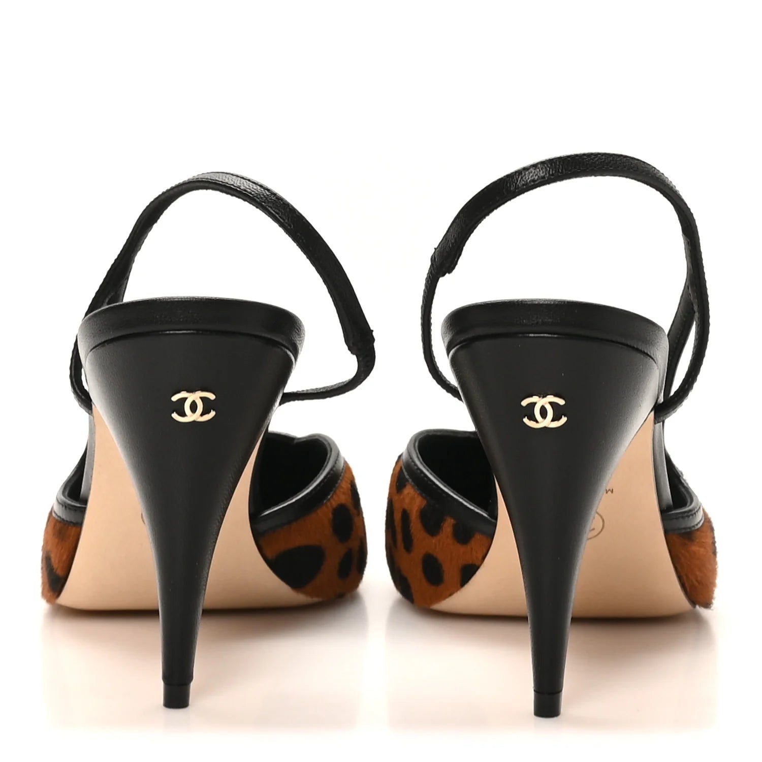 Cap Toe Slingback Pumps