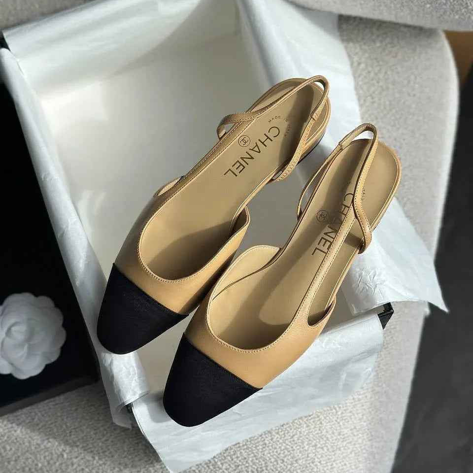Elegant Flat Slingbacks