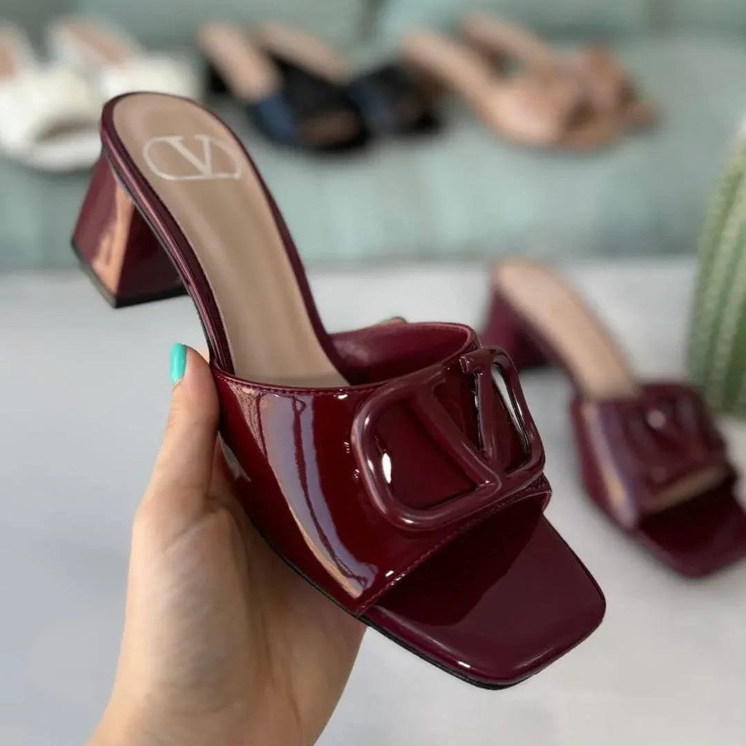 Elegant Studded Heels - Faizah Outlet