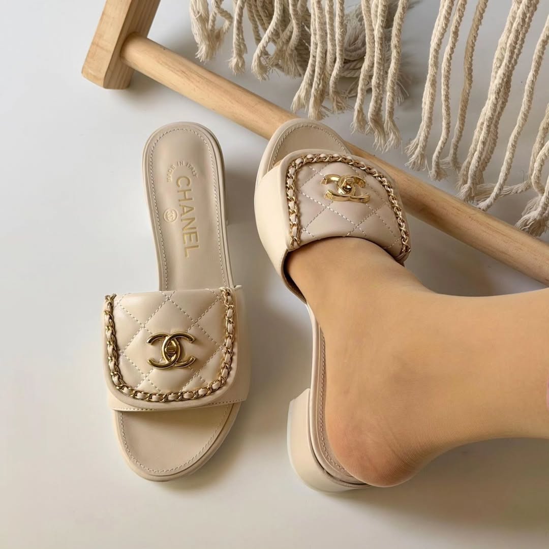 White Padded Leather Shoes