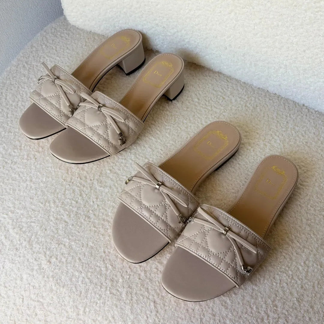 Cannage Slide Sandals