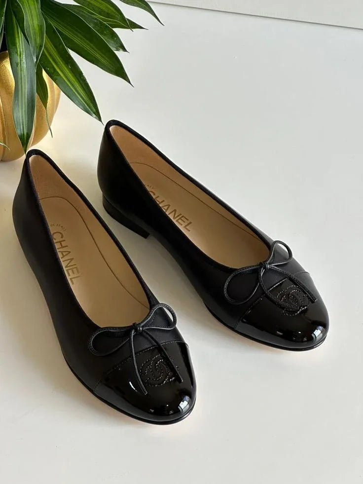 Designer Lambskin Ballerinas - Faizah Outlet