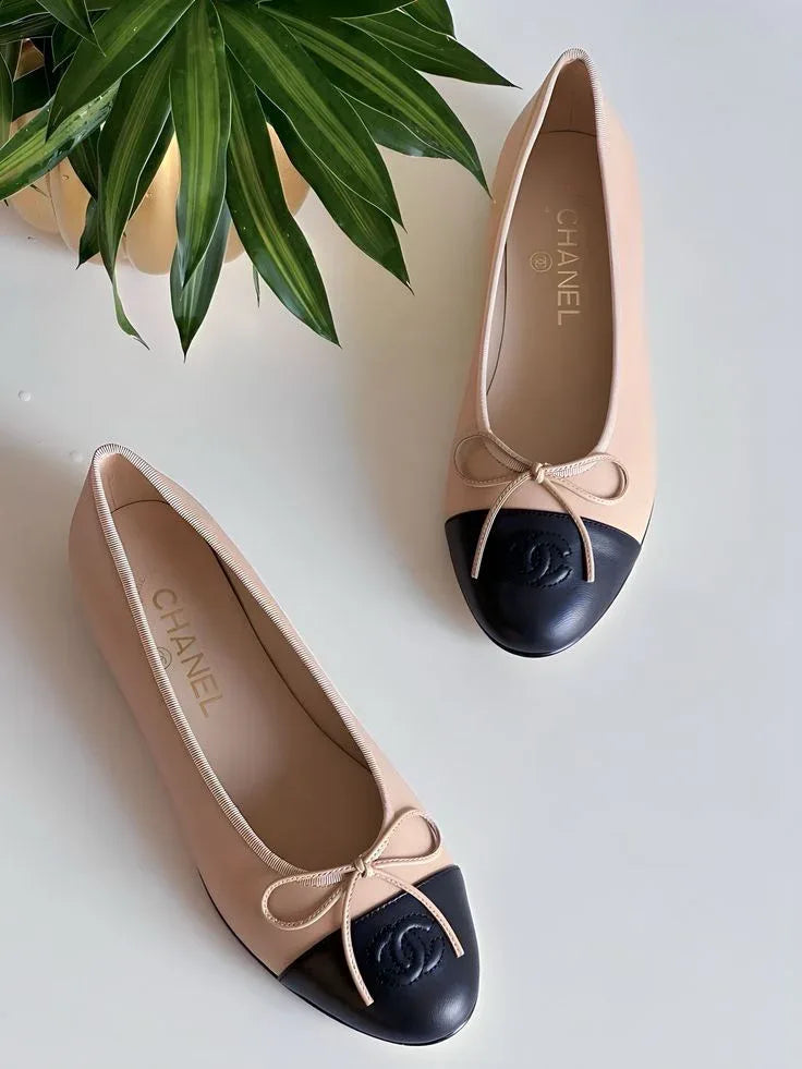 Designer Lambskin Ballerinas - Faizah Outlet