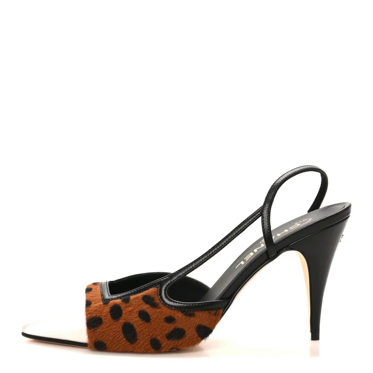 Cap Toe Slingback Pumps