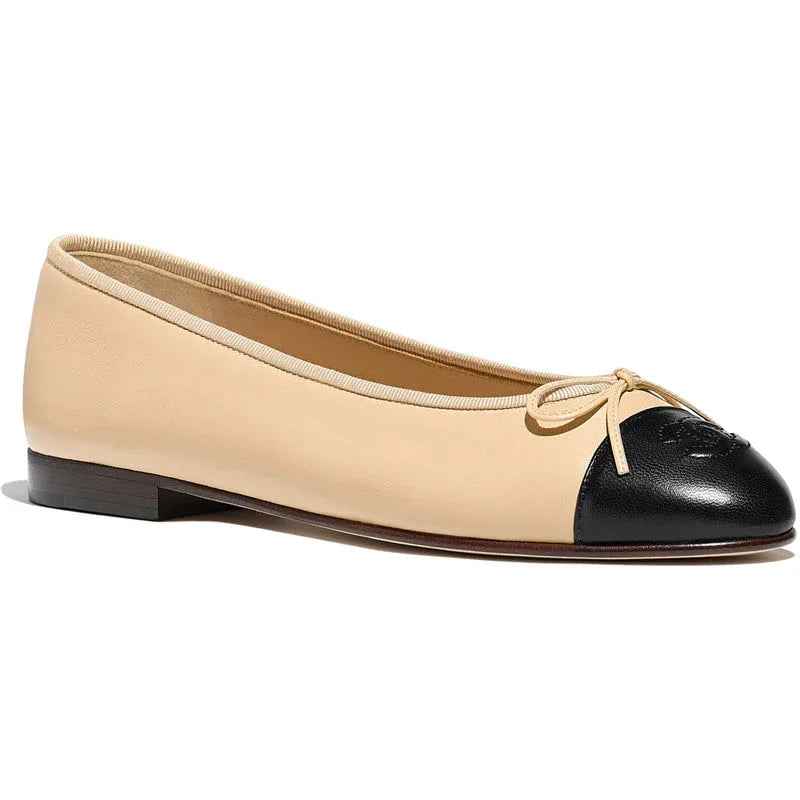 Elegant Lambskin Ballerina Flats