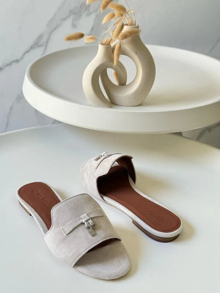 Classic Tan Sandals - Faizah Outlet