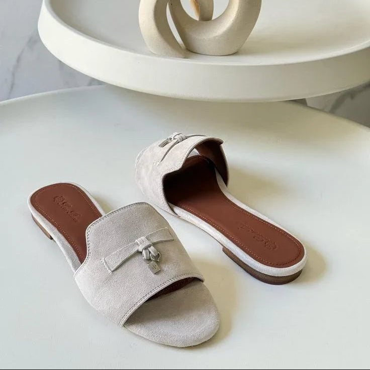 Classic Tan Sandals - Faizah Outlet