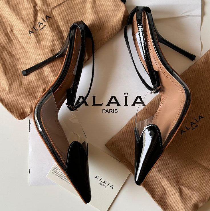 Sculpted Leather Heels