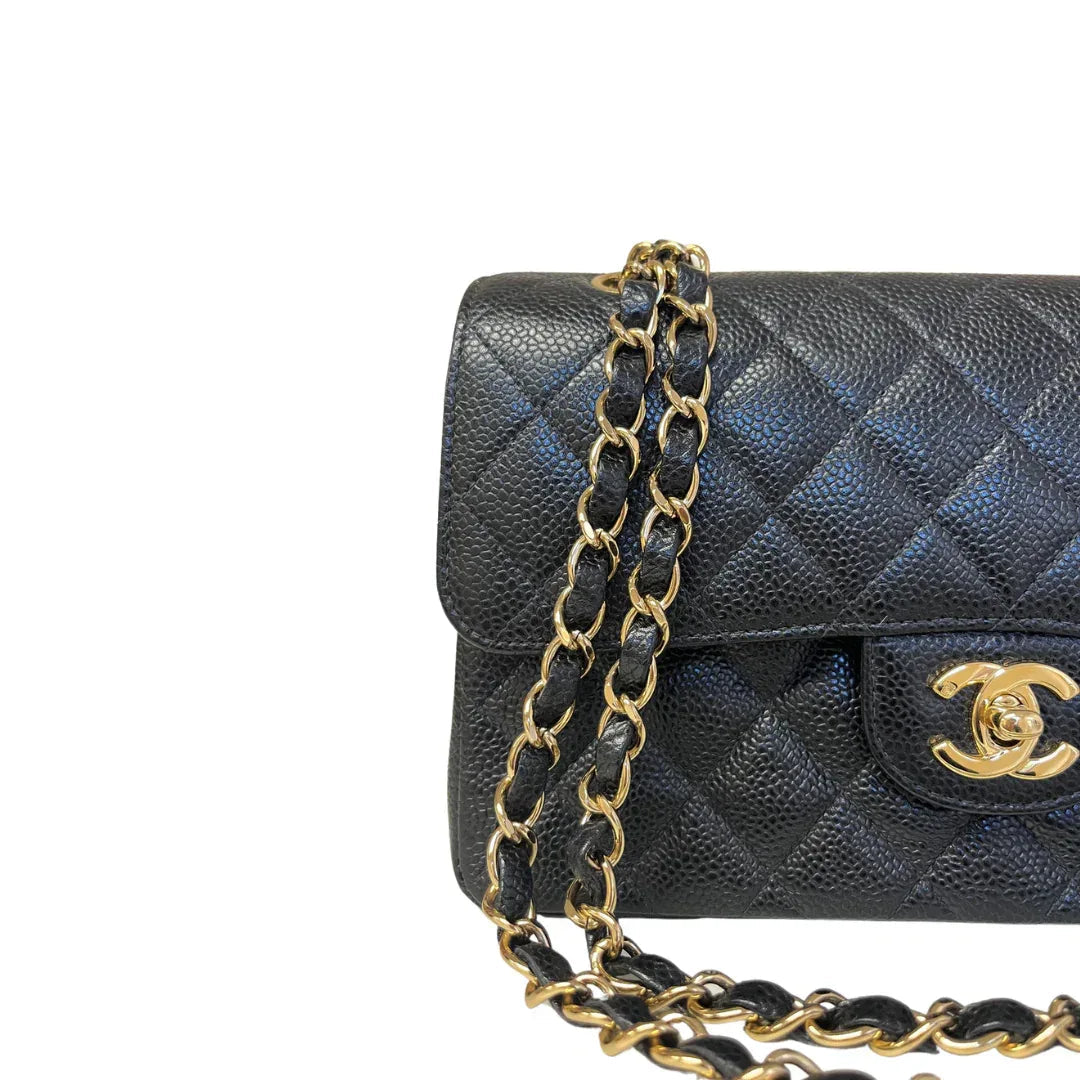 Small Vintage Caviar Classic Flap Bag - Faizah Outlet