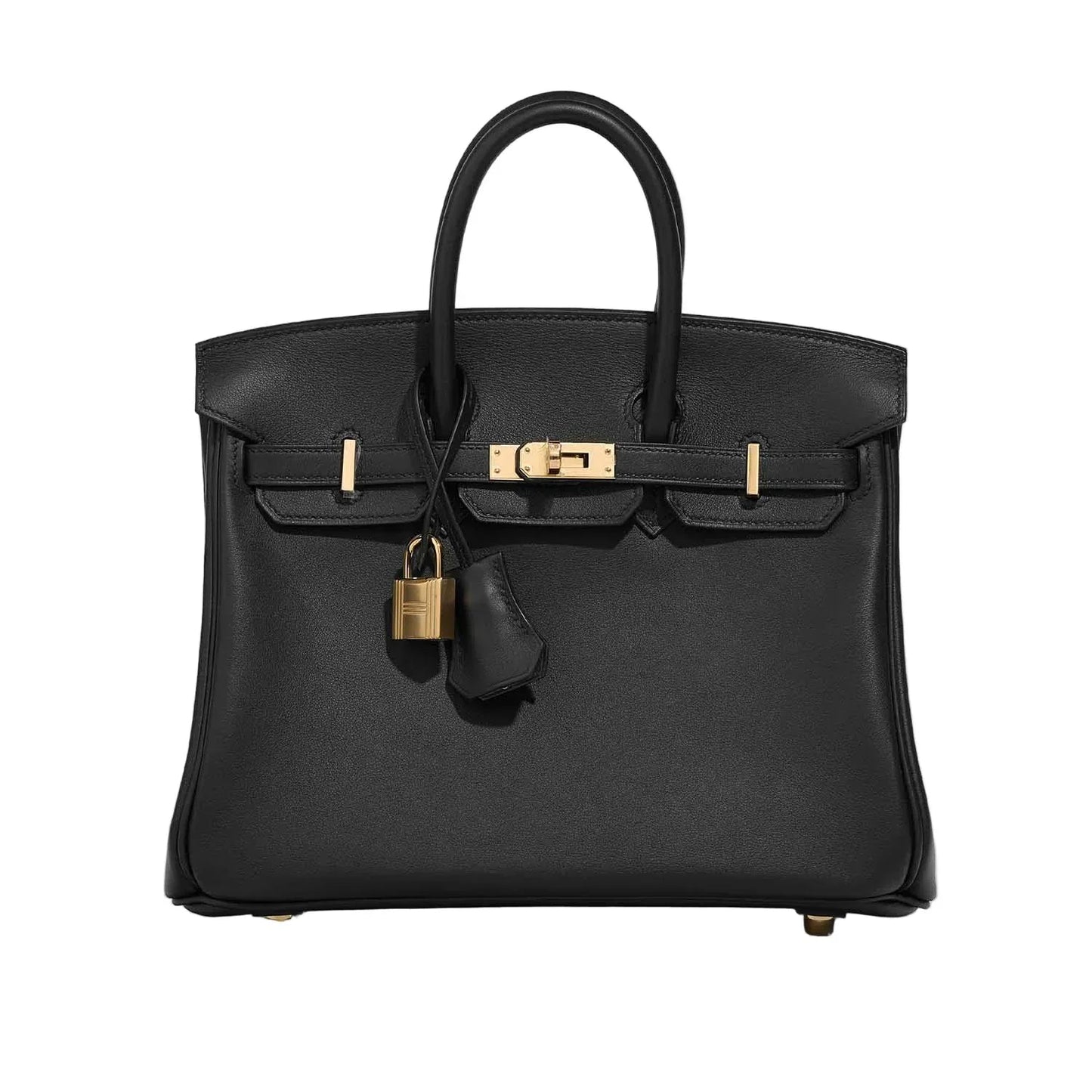Premium Togo Leather Gold Handbag - Faizah Outlet