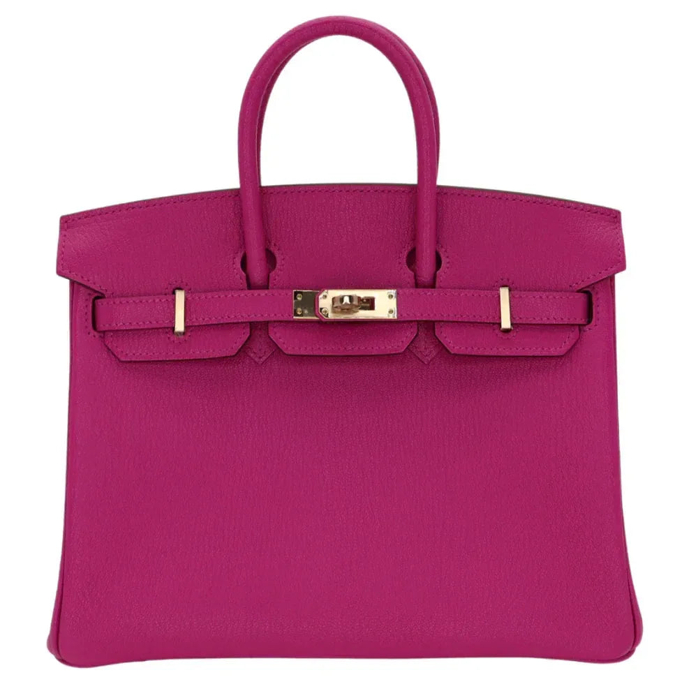 Premium Togo Leather Gold Handbag - Faizah Outlet