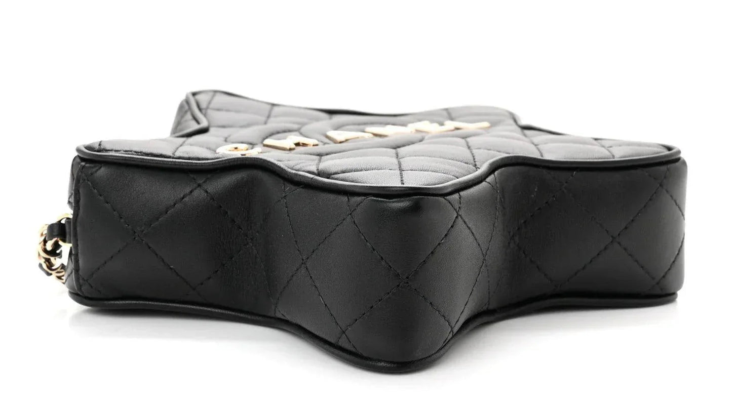 CHANEL Lambskin Quilted Walk of Fame Star Bag - Faizah Outlet