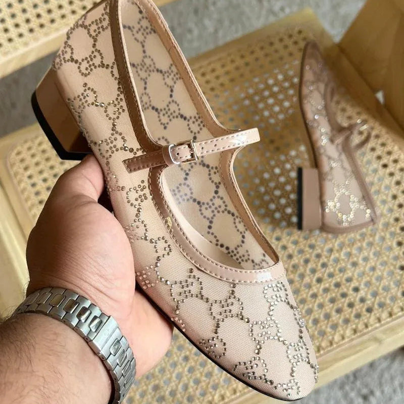 Elegant Back Strap Heels