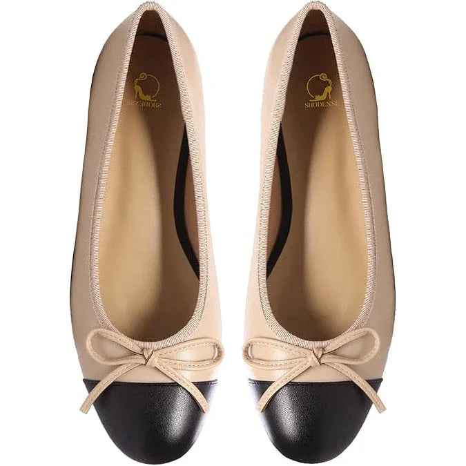 Elegant Lambskin Ballerina Flats
