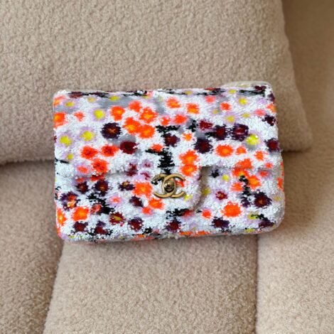 Chanel rainbow flower bag