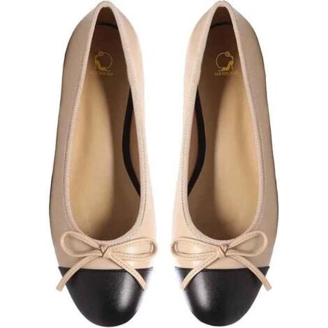 Elegant Lambskin Ballerina Flats